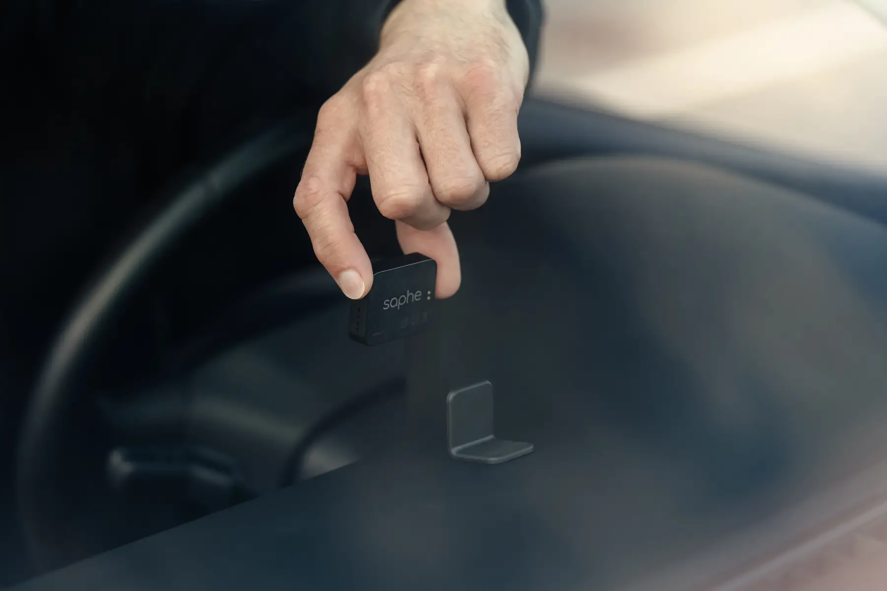 Produktet set med skærm tændt